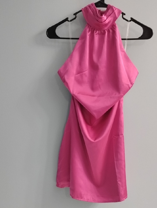 PacSun Dresses & Skirts - NWT PacSun Hot Pink Halter Dress Size Medium